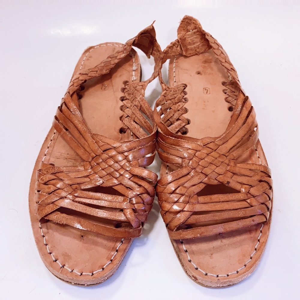Authentic Hand Crafted Mexican Leather Huarache Sandals